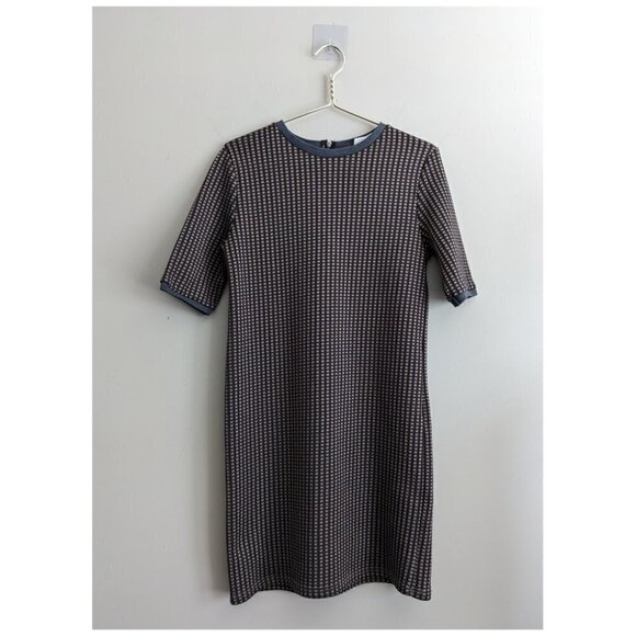 Zara checked slim shift dress - Picture 1 of 4